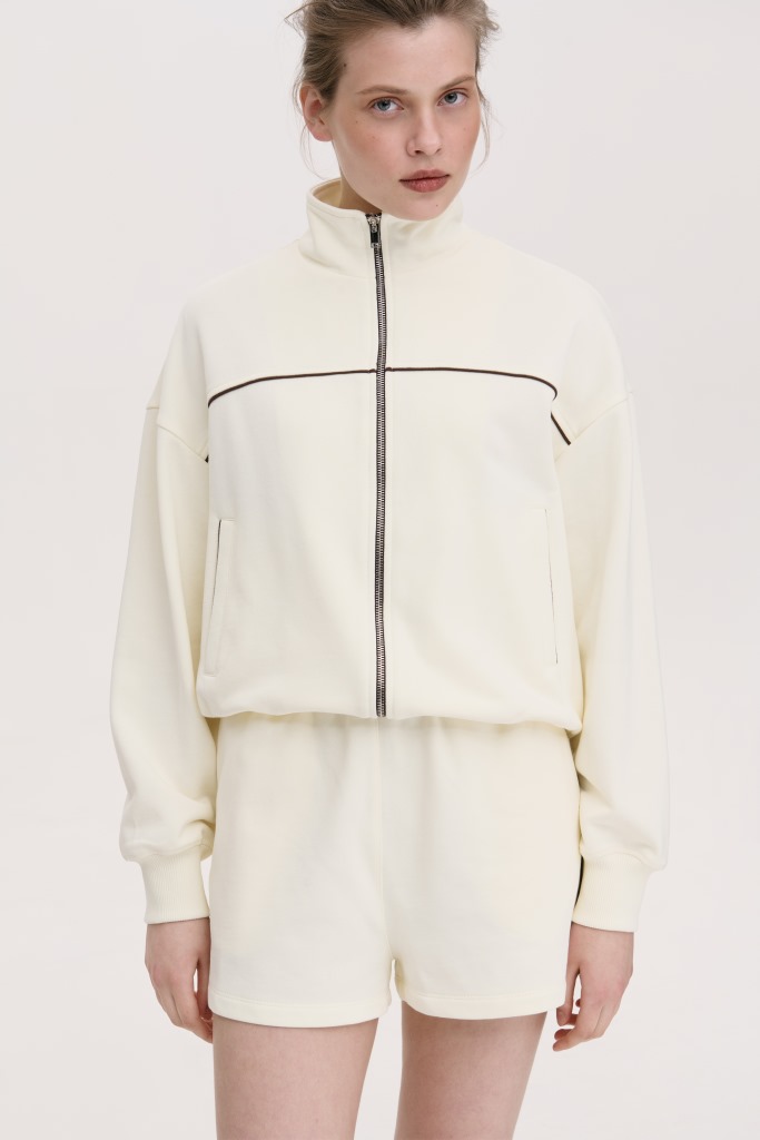 СЕТ: СВІТШОТ ОЛІМПІЙКА НА БЛИСКАВЦІ З ШОРТАМИ 1266 зображення 2